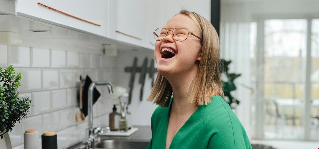 Girl in the kitchen